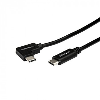 StarTech.com Right Angle USB-C Cable, 1 m/3 ft, Reversible, M/M, USB Type C Cable, USB-C Charge Cable, USB C to USB C Cable