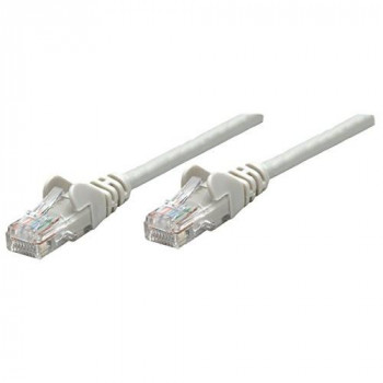 Intellinet Network Patch Cable, Cat6A, 20m, Grey, Copper, S/FTP, LSOH / LSZH, PVC, RJ45, Gold Plated Contacts, Snagless, Booted, Polybag