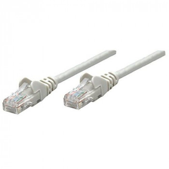 Intellinet Network Patch Cable, Cat6A, 50m, Grey, Copper, S/FTP, LSOH / LSZH, PVC, RJ45, Gold Plated Contacts, Snagless, Booted, Polybag