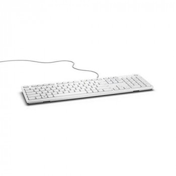 DELL KB216 - keyboards (USB, QWERTY, English, Wired, USB, White)