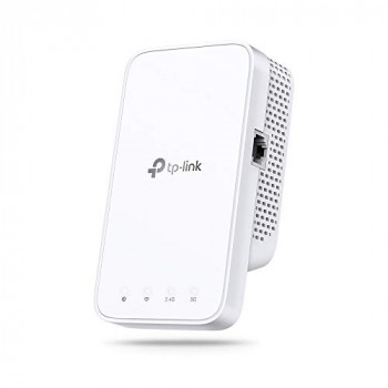 TP-Link AC1200 Mesh Dual Band Wi-Fi Range Extender, Broadband/Wi-Fi Extender, Wi-Fi Booster/Hotspot with 1 Ethernet Port, Built-In Access Point Mode, Works with Any Wi-Fi Router, UK Plug (RE330)