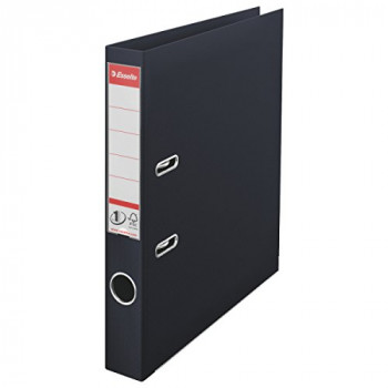 Esselte No. 1 Power A4 Lever Arch File with 50 mm Spine - Black, Pack of 10