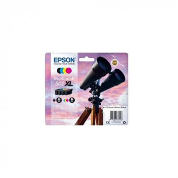 EPSON C13T02W64010 X-Large Inkjet Cartridge, Black/Yellow/Magenta/Cyan, Pack of 4
