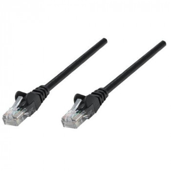 Intellinet KB001586 Cat5e RJ45 Male to Male UTP Network Cable, 5 Meter Length, Black, Black