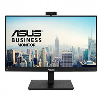 ASUS BE24EQK Business Monitor – 23.8 Inch, Full HD, IPS, Frameless, Full HD Webcam, Mic Array, Flicker free, Low Blue Light, HDMI