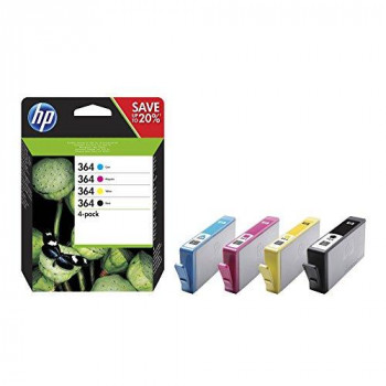 HP 364 Ink Cartridge - Yellow, Cyan, Magenta, Black