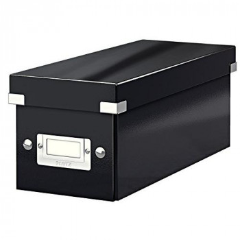 Leitz CD Storage Box, Black, Click and Store Range, 60410095
