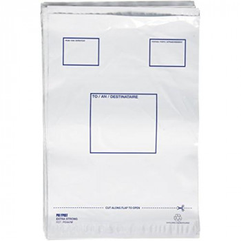 Blake PE44/W C4+ Purely Packaging Polythene Pocket Peel and Seal - White