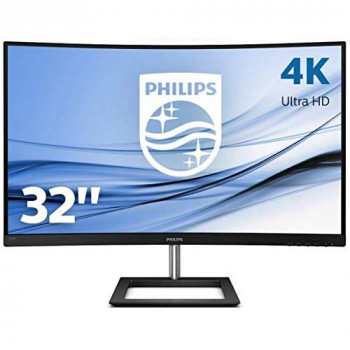 Philips 328E1CA/00 31.5" Widescreen VA W-LED Black Curved Monitor (3840x2160/4MS/DP/2xHDMI/Adaptive-Sync/4K) Built in speakers