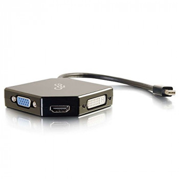 C2G MiniDisplayPort to HDMI/DVI/VGA Adapter, Computer Cable Splitter