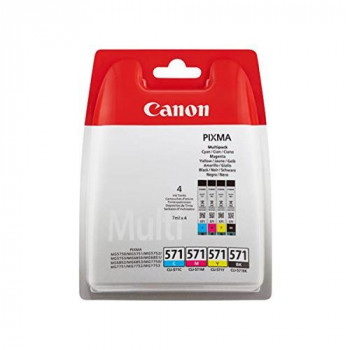 Canon CLI-571 Ink Cartridge - Black, Cyan, Magenta, Yellow