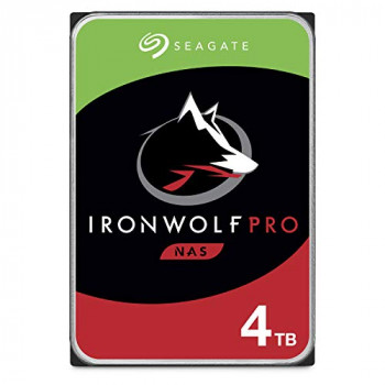 Seagate IronWolf Pro ST4000NE001 Hard Drive 3.5 Inches 4000 GB Serial ATA III - Hard Drives (3.5 Inches, 4000 GB, 7200 RPM)