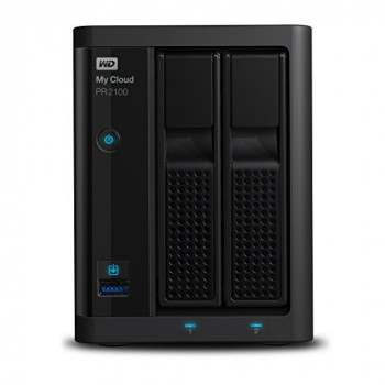 WD 4 TB My Cloud Pro PR2100 Professional Series 2-Bay Network Attached Storage - NAS - WDBBCL0040JBK-EESN