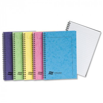 Europa 3155Z A5 Notemaker Book Sidebound Ruled, 80 gsm - Assorted C, Pack of 10