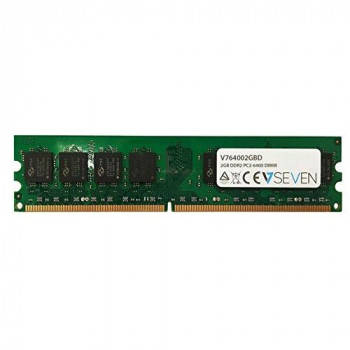 V7 V764002GBD Desktop DDR2 DIMM Memory Module 2GB (800MHZ, CL6, PC2-6400, 240 polig, 1.8 Volt)