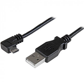 StarTech (0.5m) Micro-USB Charge-and-Sync Cable M/M - Right-Angle Micro-USB - 24 AWG