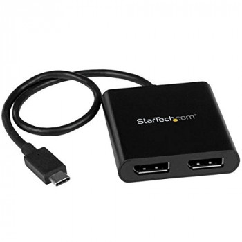 StarTech USB-C to DisplayPort Multi-Monitor Splitter - 2-Port MST Hub