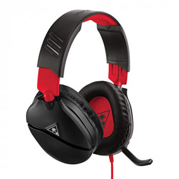 Turtle Beach Recon 70N Gaming Headset for Nintendo Switch, PS4, Xbox One and PC, Black/Red