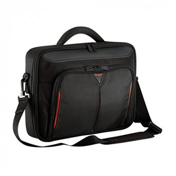 Targus Classic+ CN415EU Carrying Case for 39.6 cm (15.6") Notebook - Black, Red