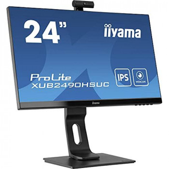 iiyama ProLite XUB2490HSUC 23.8 inch IPS Monitor - IPS Panel, Full HD 1080p, 4ms Response, Built In Speakers, HDMI