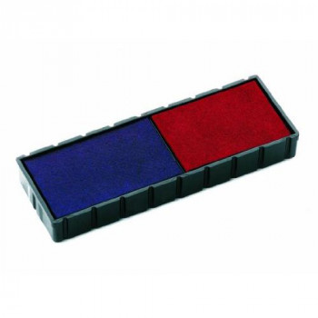 Colop E/12/2 Stamp Pads for S120/WD Blue/Red Ref E/12/2 [Pack of 2]
