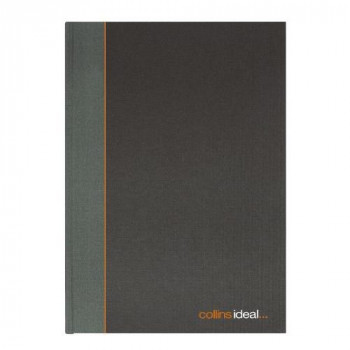 Collins Ideal A5 Feint Ruled Manuscript Book - Grey