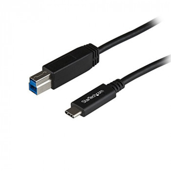 StarTech. com usb31cb1 m 1 m USB C C USB Male USB B Male USB Cable USB Cable (1 m, Black, USB B, male/male, 3.1 (Gen 2), Black)