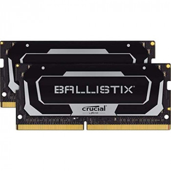 Crucial Ballistix BL2K8G32C16S4B 3200 MHz, DDR4, DRAM, Laptop Gaming Memory Kit, 16GB (8GB x2), CL16, Black