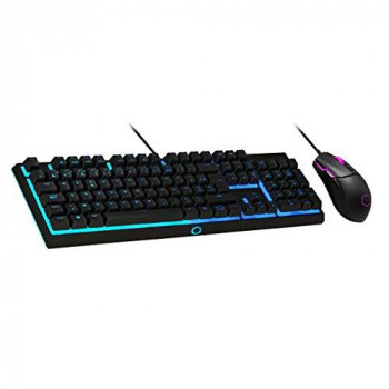 Cooler Master Wired Mem-Chanical Gaming Keyboard and Mouse set - Qwerty UK layout - RGB