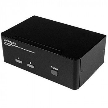 STARTECH - CABLES 4K DUAL-MONITOR KVM SWITCH FOR DISPLAYPORT COMPUTERS MONITORS