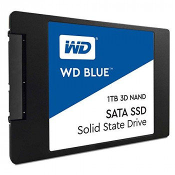 Western Digital WDS100T2B0A WD Blue 3D NAND SATA SSD Internal Storage, 1TB - Black