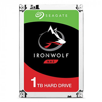 Seagate IronWolf 1 TB NAS Internal Hard Drive HDD – 3.5 Inch SATA 6 Gb/s 5900 RPM 64 MB Cache for RAID Network Attached Storage – Frustration Free Packaging (ST1000VN002)