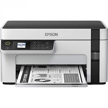 Epson EcoTank ET-M2120 - Multifunction printer - B/W - ink-jet - A4/Legal (media) - up to 15 ppm (printing) - 150 sheets - USB,Wi-Fi - white