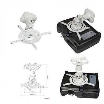 Amer Universal Ceiling Mount for Projector - White