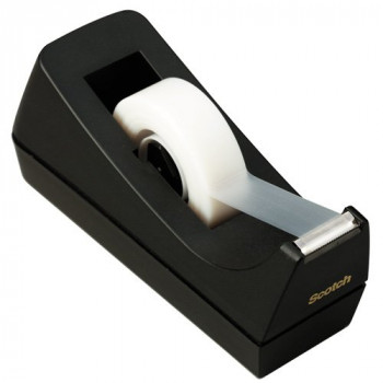 Scotch C38 Magic Tape Dispenser 25 x 19mm - Black