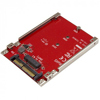 StarTech.com M.2 to U.2 Adapter, For M.2 PCIe NVMe SSDs, PCIe M.2 Drive to U.2 (SFF-8639) Host Adapter, M2 SSD Converter (U2 m2E125)