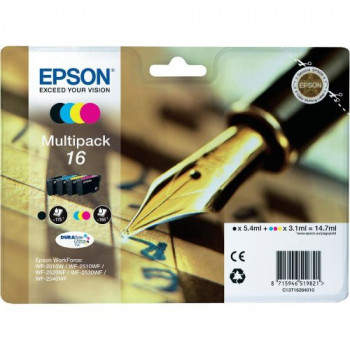 Epson C13T16264010 Multipack Ink Cartridges, Genuine