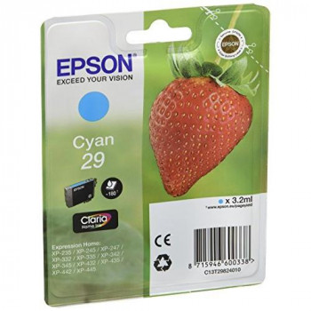 Epson Claria No.29 Home Strawberry Ink Cartridge - Standard, Cyan