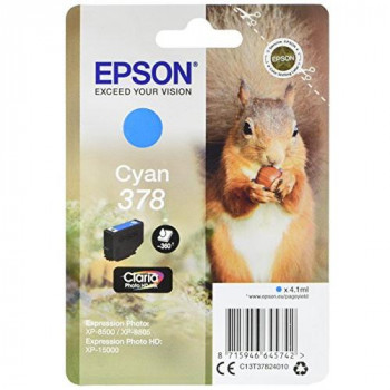 Epson 378 Squirrel Inkjet Cartridge, Cyan