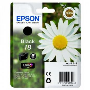 Epson XP30/102/202/302/405 Standard Ink Cartridge, Black, Genuine