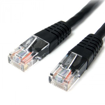  StarTech.com 6 ft Cat6 Patch Cable with Molded RJ45 Connectors - Black - Cat6 Ethernet Patch Cable - 6ft UTP Cat 6 Patch Cord