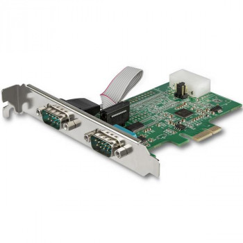 StarTech.com 2 Port RS232 Serial Adapter Card w/ 16950 UART - PCI Express Serial Port Card - 921.4Kbps - Windows & Linux